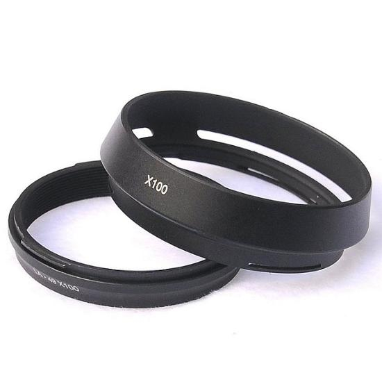 Fujifilm Gegenlichtblende LHX-100 schwarz für X100, X100S, X100T, X100F und  X100V