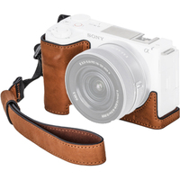 SmallRig Halbledertasche mit Handschlaufe 4889 braun für Sony ZV-E10 II