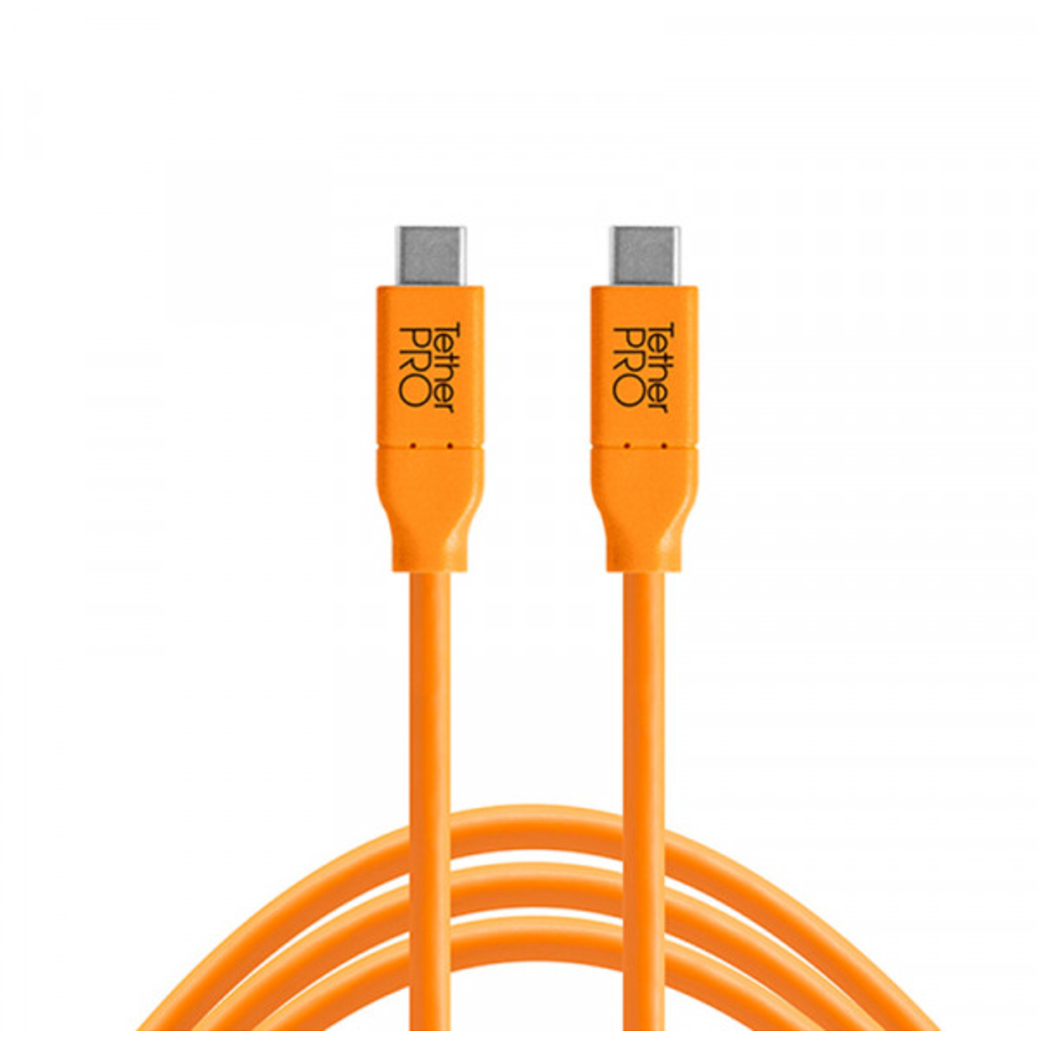Tether Tools LeverLock mit USB-C Kabel 4,6m 5Gbps orange