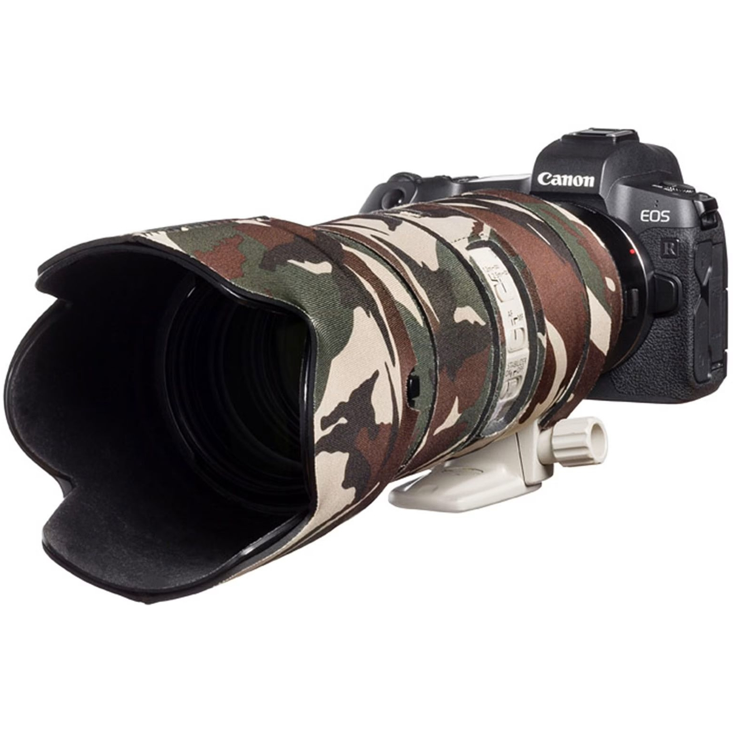 easyCover Lens Oak Objektivschutz für Canon EF 70-200mm f/2.8 IS II USM Grün Camouflage
