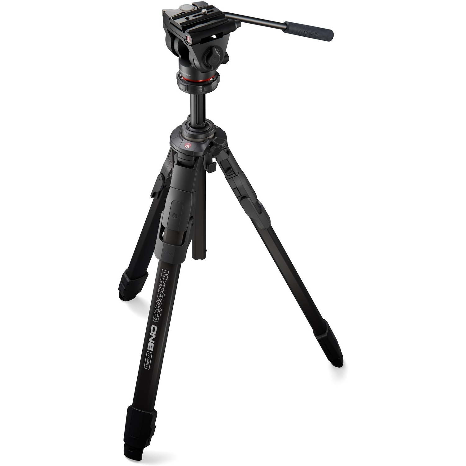 Manfrotto ONE Hybrid Aluminium-Stativ mit 500X Fluid-Kopf