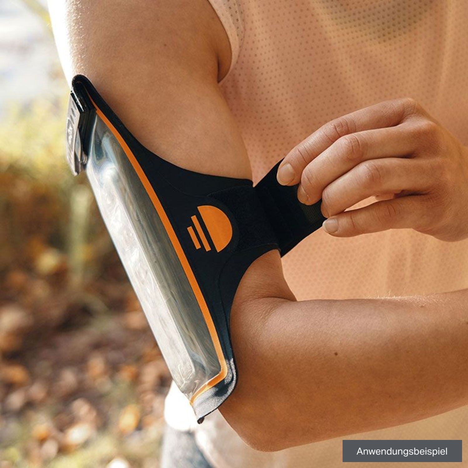 Fidlock HERMETIC Armband, schwarz-orange