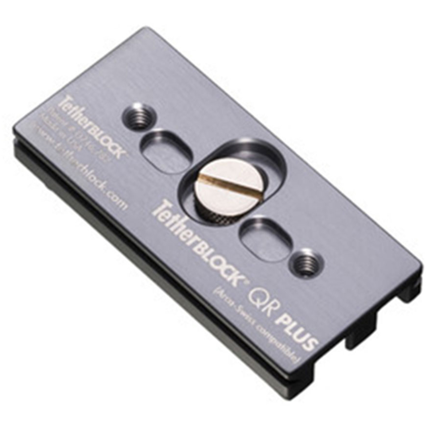 Tether Tools TetherBlock Arca Gray Kameraplatte als Kabelhalter mit Zugentlastung