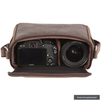 Kalahari KAAMA L-13 Leder-Fototasche