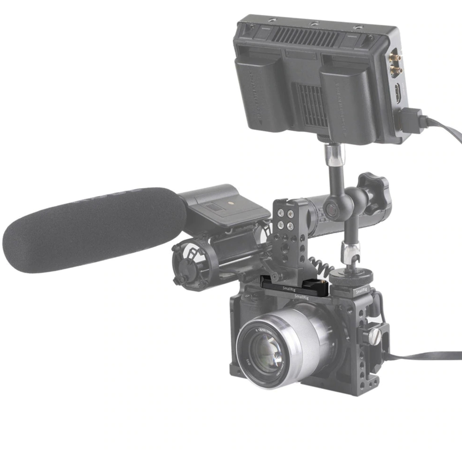 SmallRig Quick Release-Rail mit Sicherheitsstifte 7cm 1195B