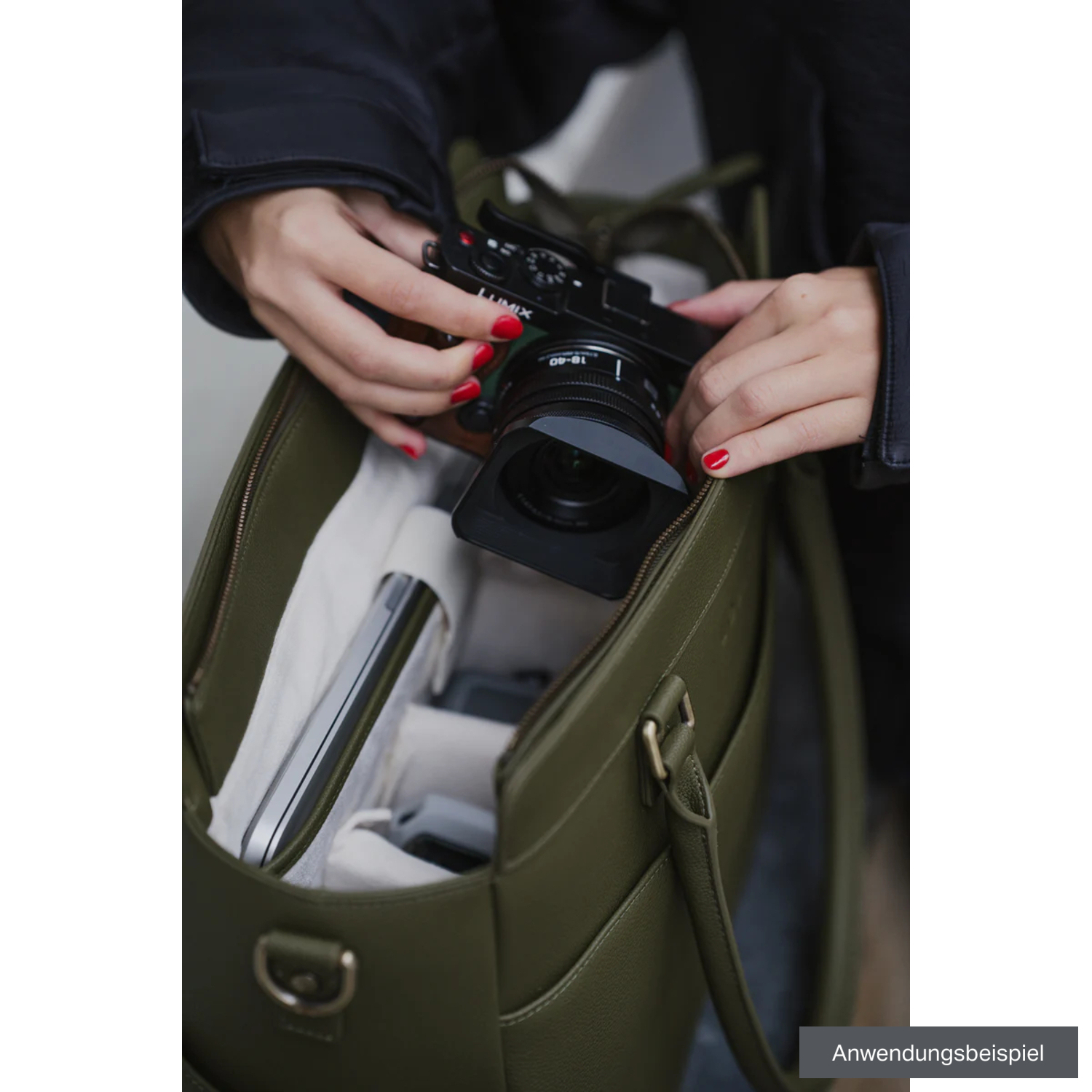 LOULEX Umhängetasche Handbag 19,2L oliv