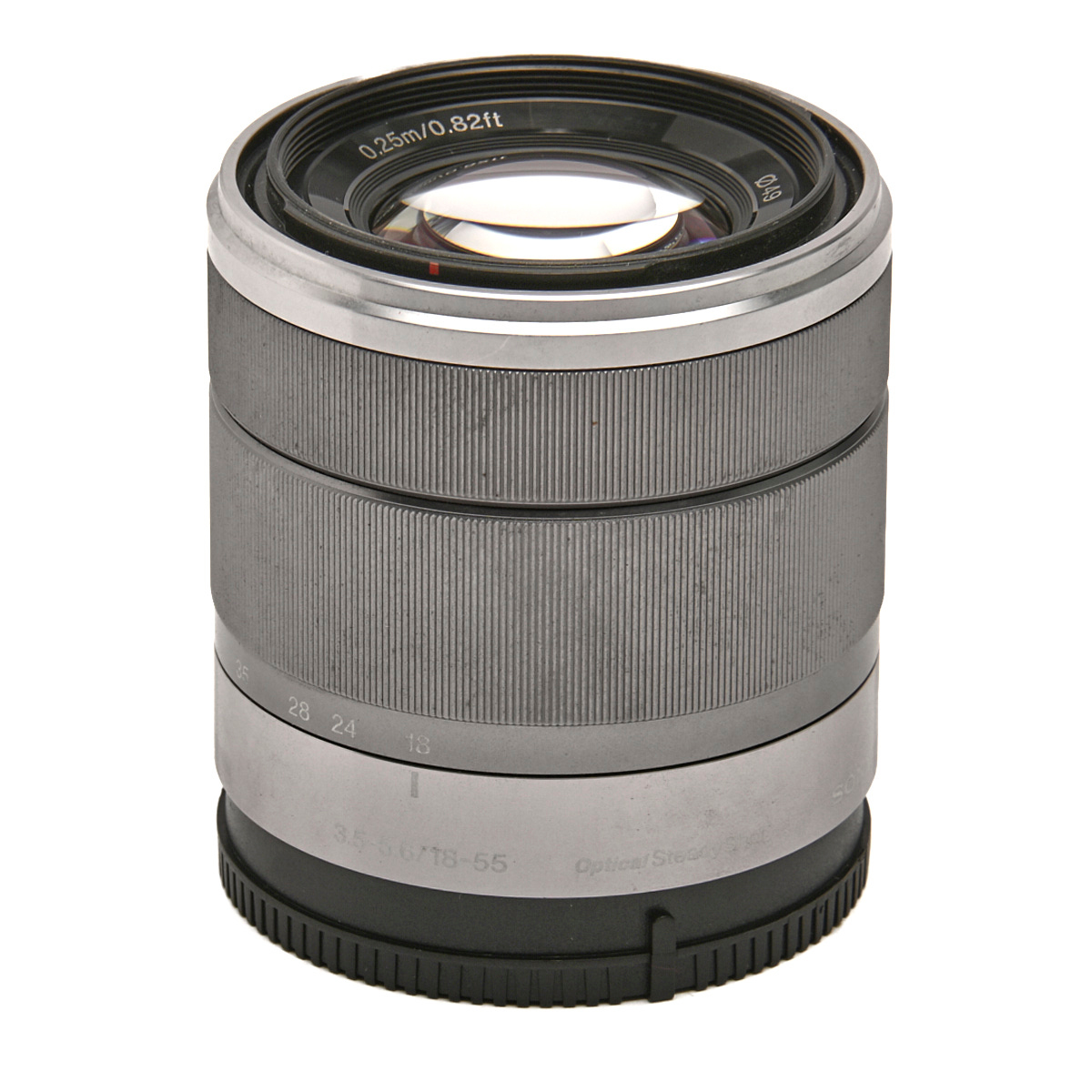 Sony SEL 18-55mm/ 3,5-5,6 E-Bajonett silber gebraucht