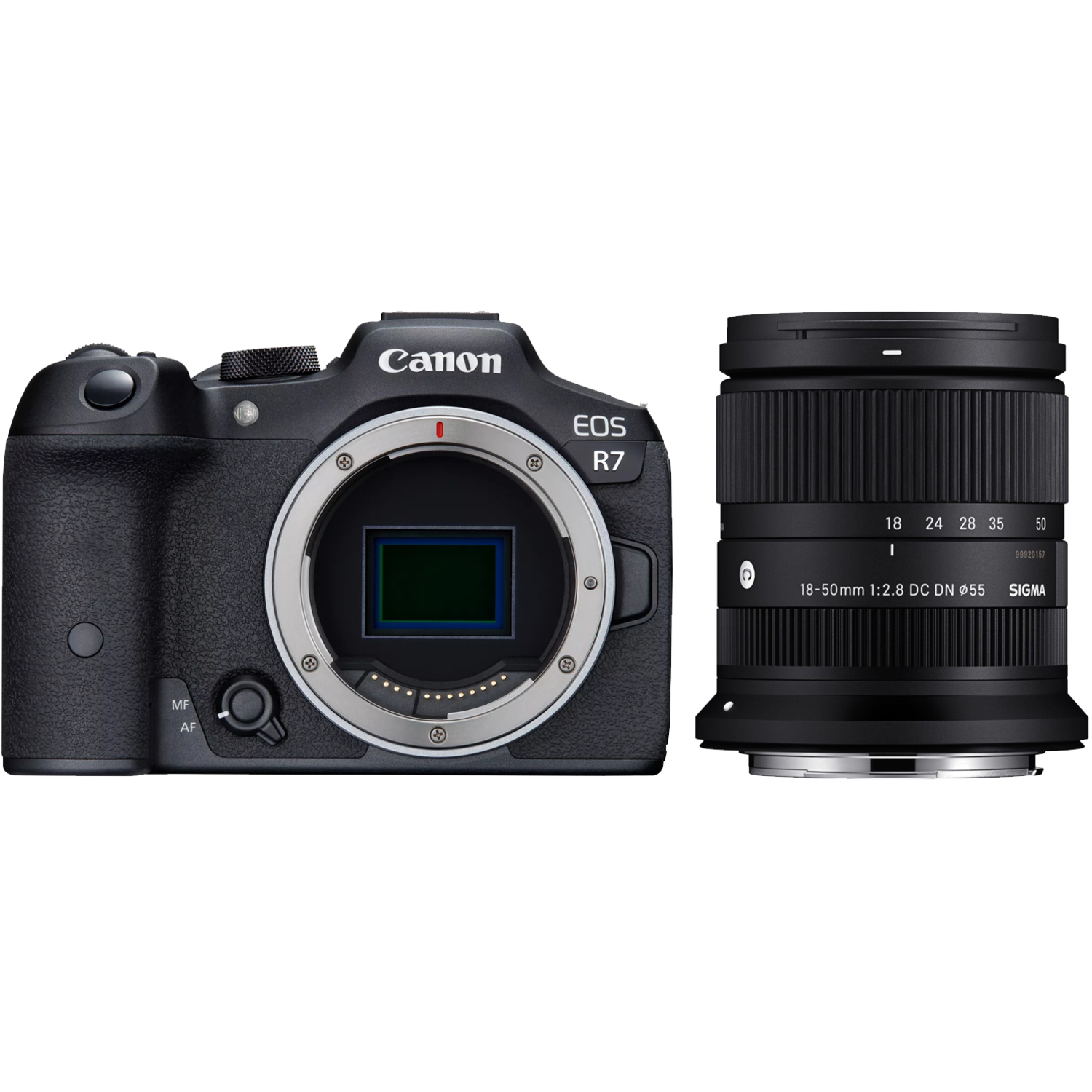 Canon EOS R7 mit Sigma 18-50mm F2.8 DC DN Contemporary