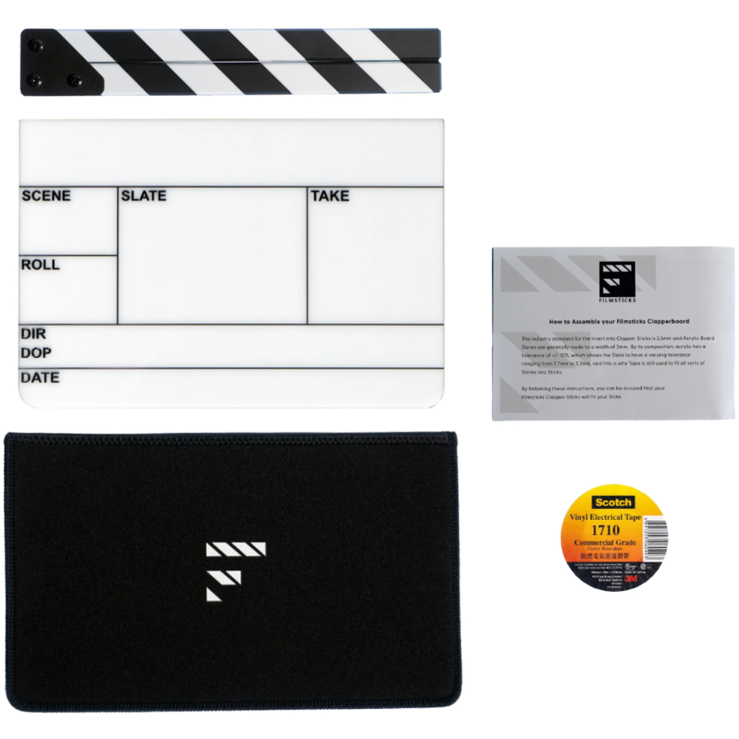 Filmsticks ClapperBoard Premium Kit, Medium (EU/UK-Layout)