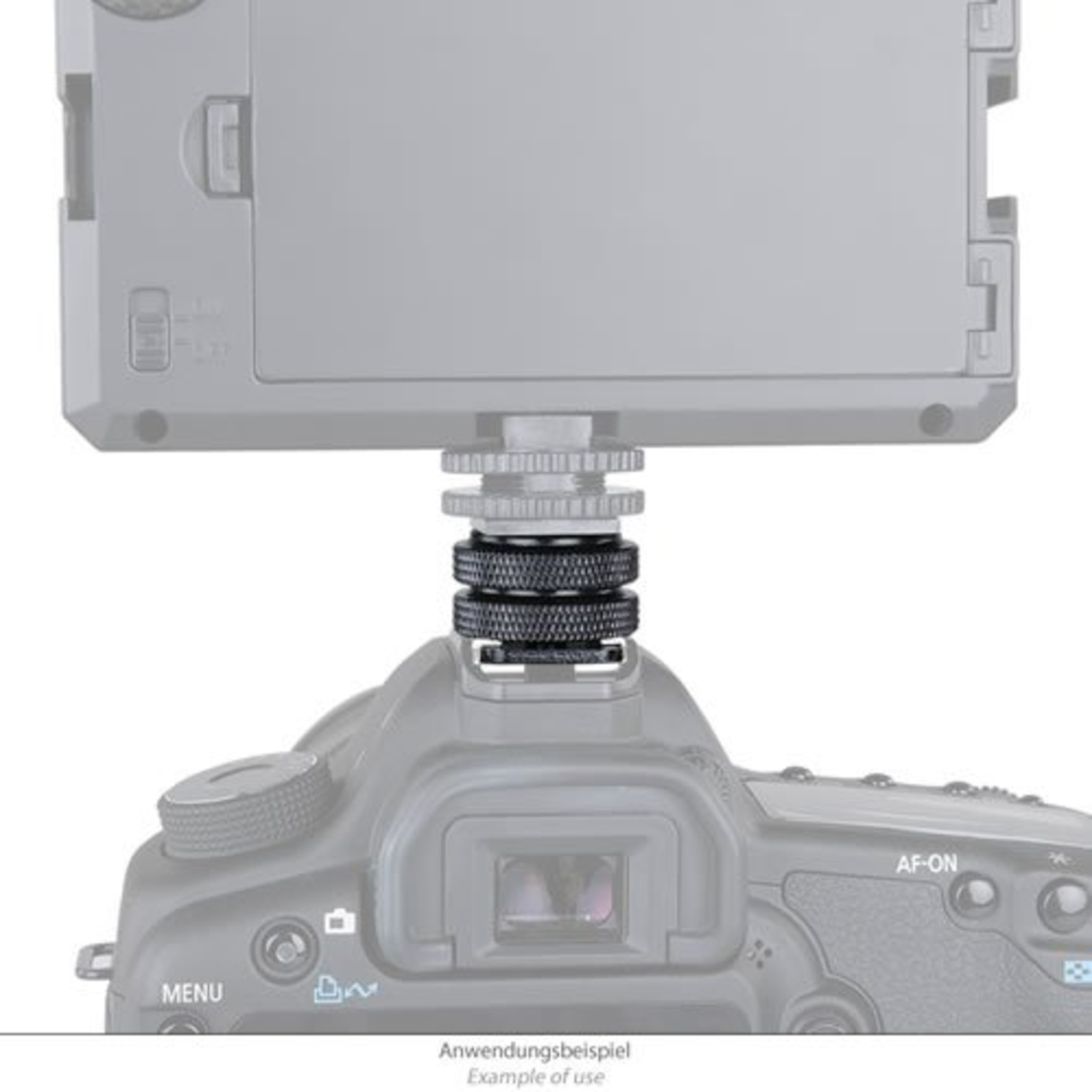 Dedolight Blitzschuhadapter mit 1/4 Schraube