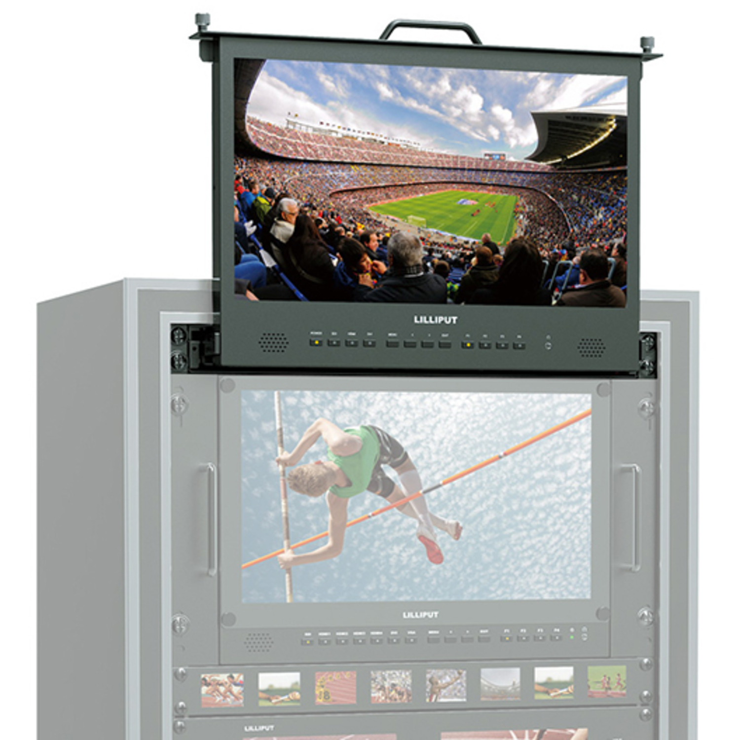 Lilliput Ausziehbarer 17,3 Zoll Rackmount-Monitor RM-1730S