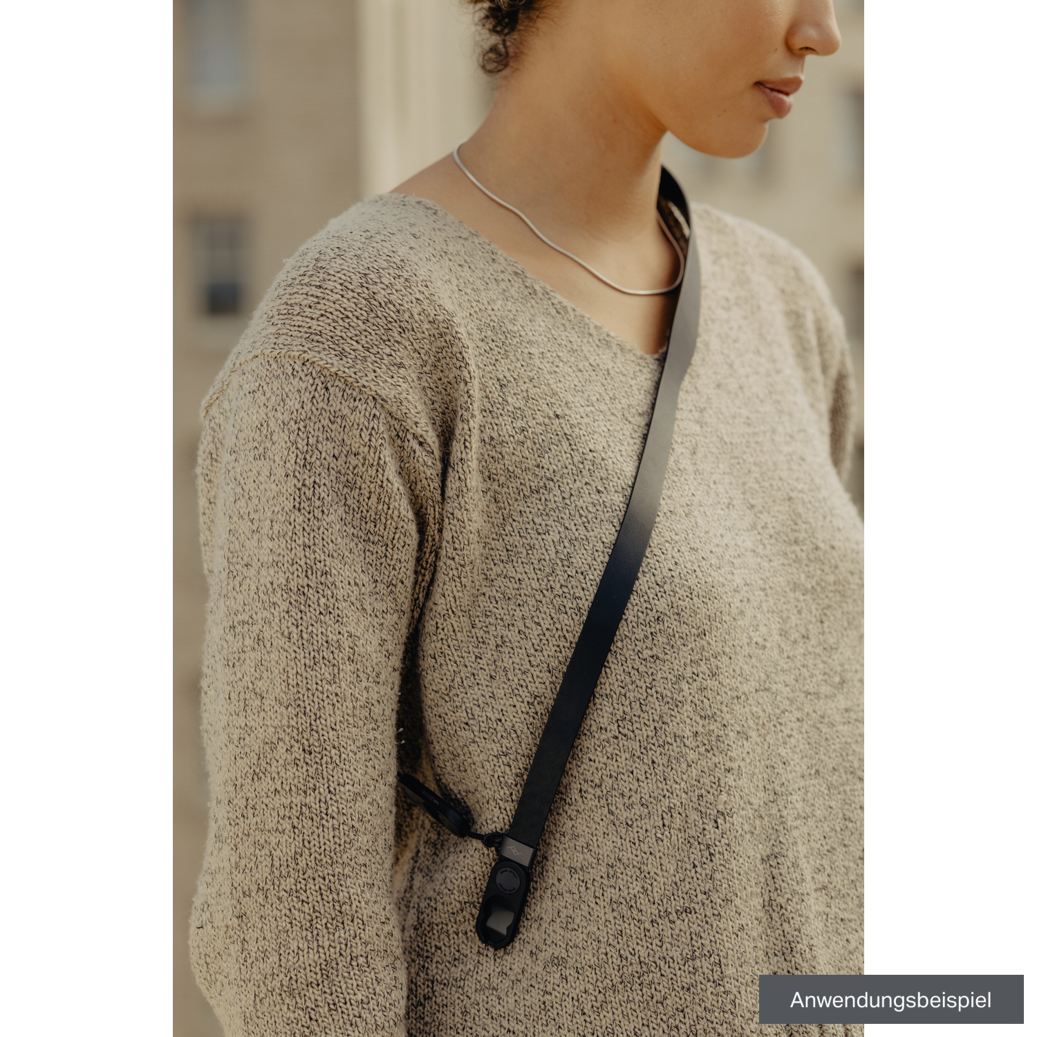 Peak Design Kameragurt Form Leather Standard schwarz