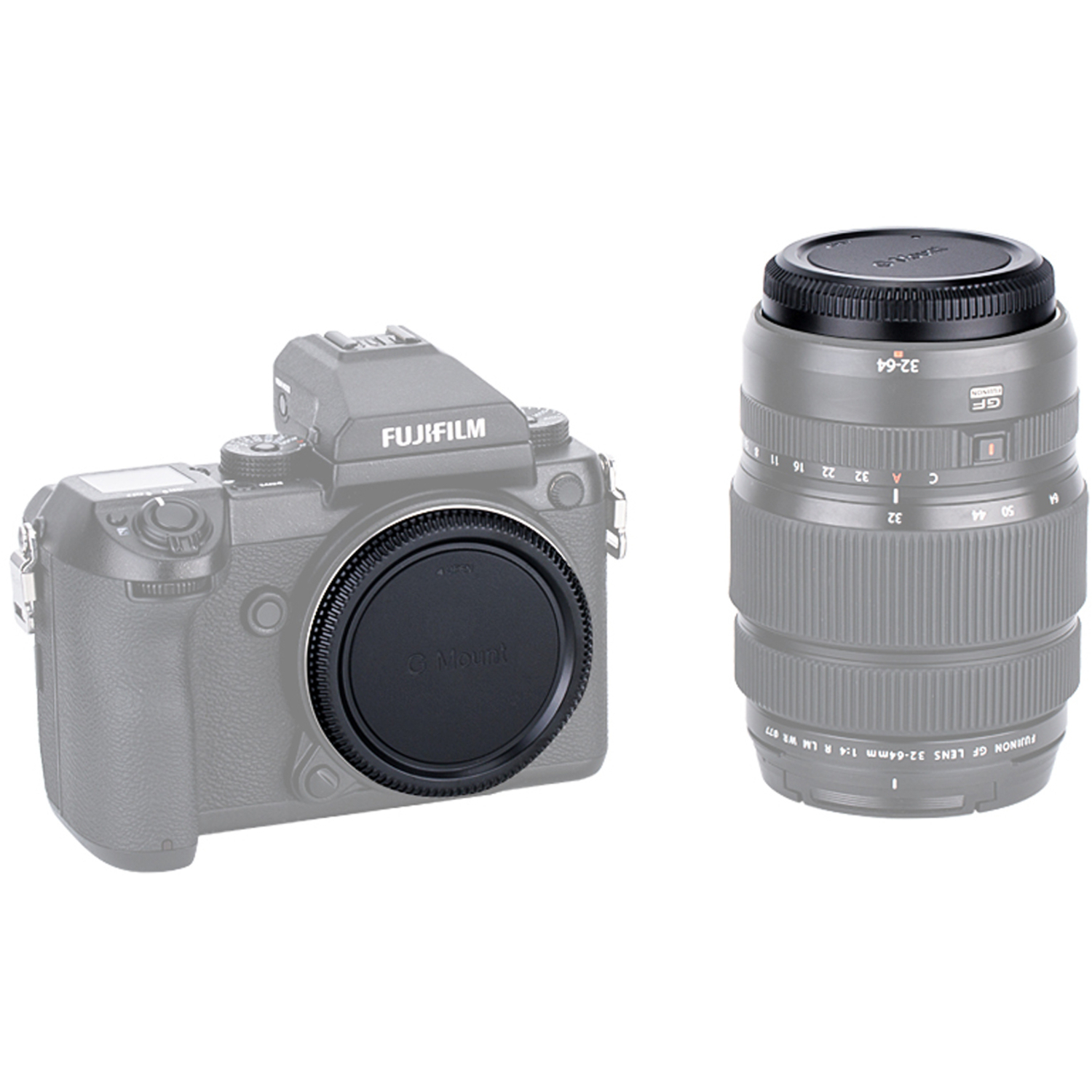 B.I.G. Gehäuse-/Objektivrückdeckel Set Fuji G