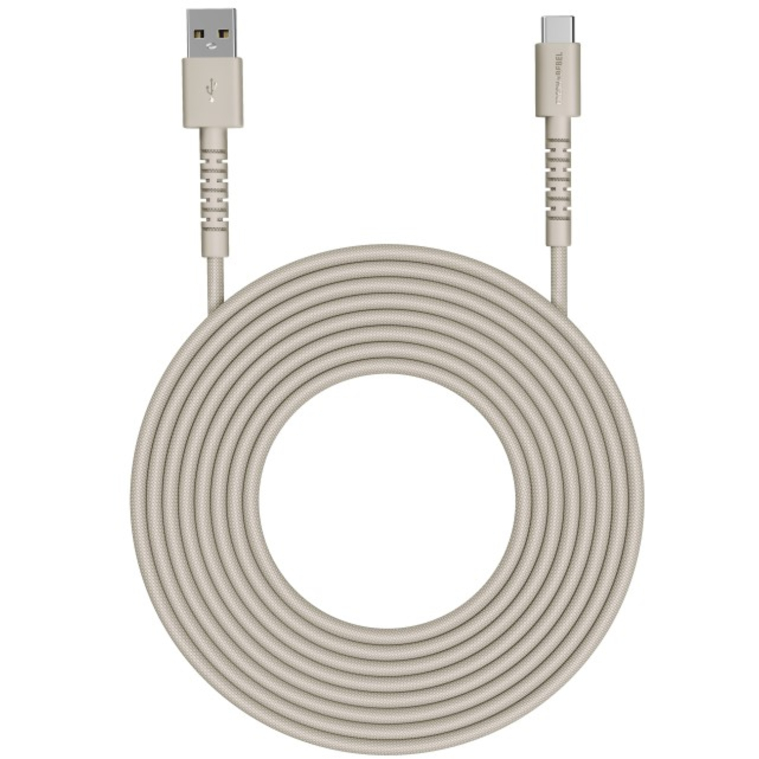 Fresh 'n Rebel Kabel FlexWave USB-A zu USB-C Silky Sand 2m