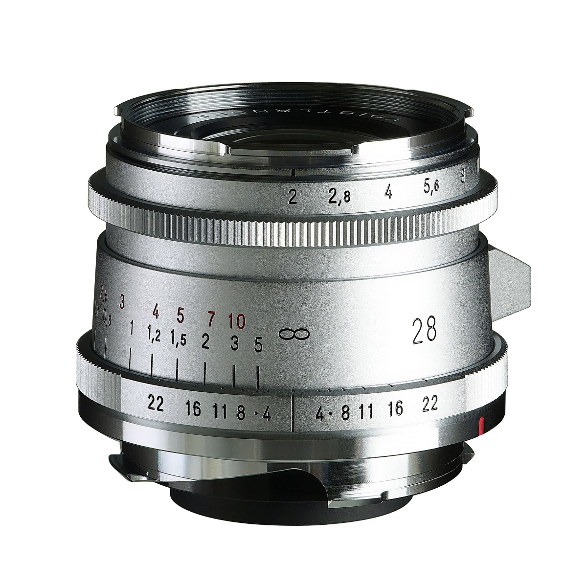 Voigtländer 28mm F2 Ultron Type II Asph. für Leica M-Mount silber