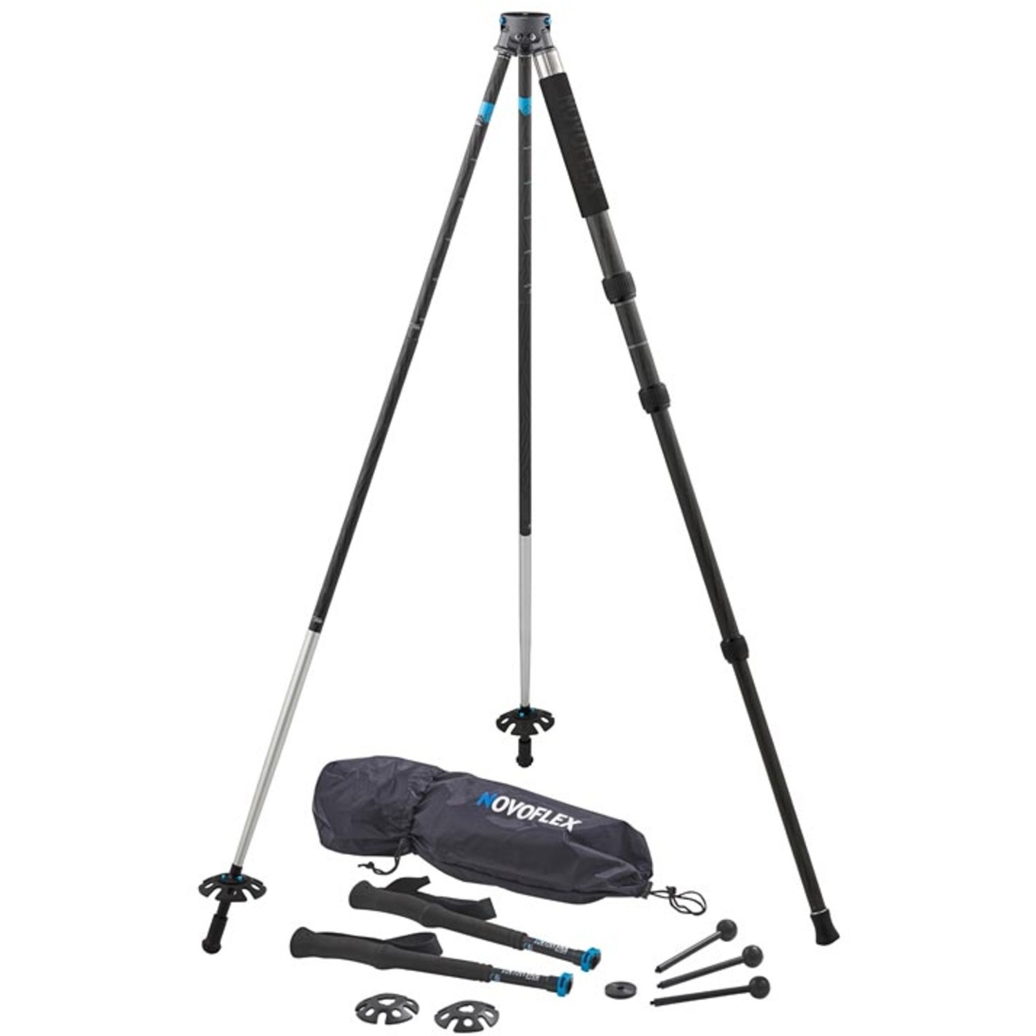Novoflex TrioPod TRIOWALK III mit Wanderstockbeinen