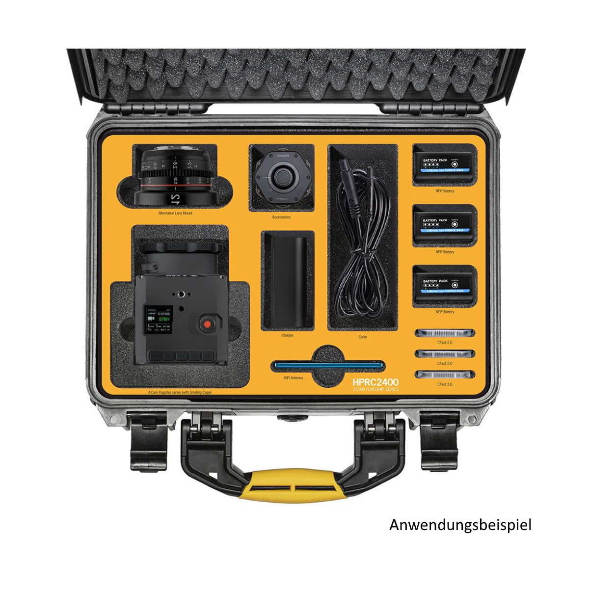 HPRC Koffer HPRC2400 für Z CAM E2-F6 Full Frame 6K Cinema Kamera 