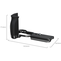 SmallRig L-förmige Montageplatte mit Silikongriff 5466 für Nikon ZR