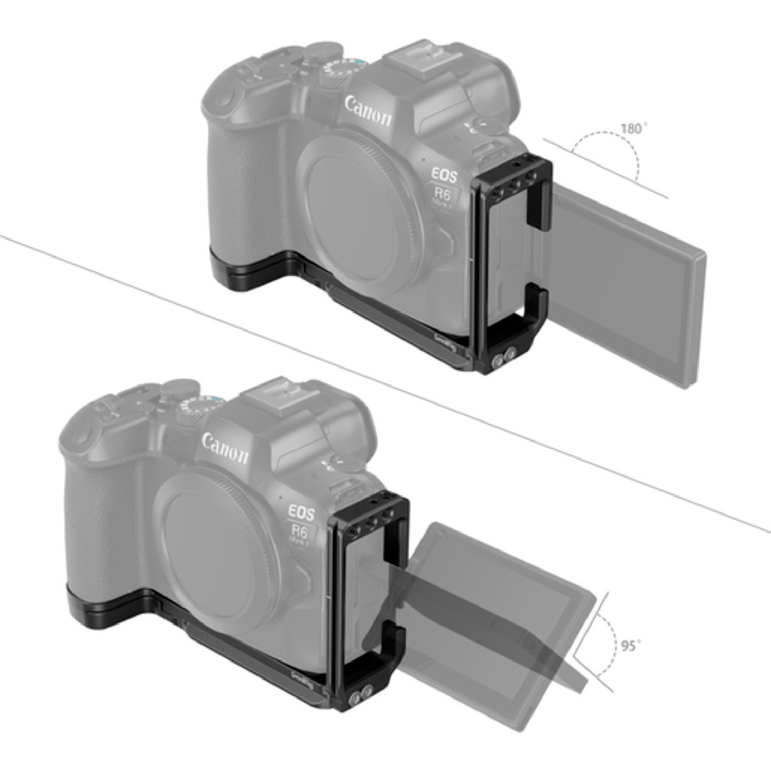 SmallRig L-Bracket 4160B für Canon EOS R6 Mark II/R5/R5 C/R6
