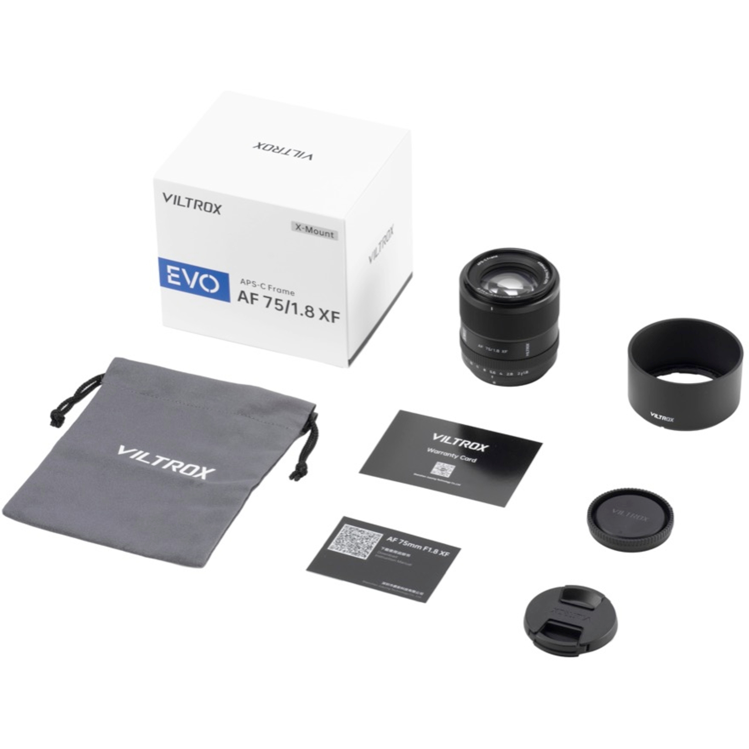 Viltrox AF 75mm F1.8 EVO APS-C für Fujifilm X-Mount
