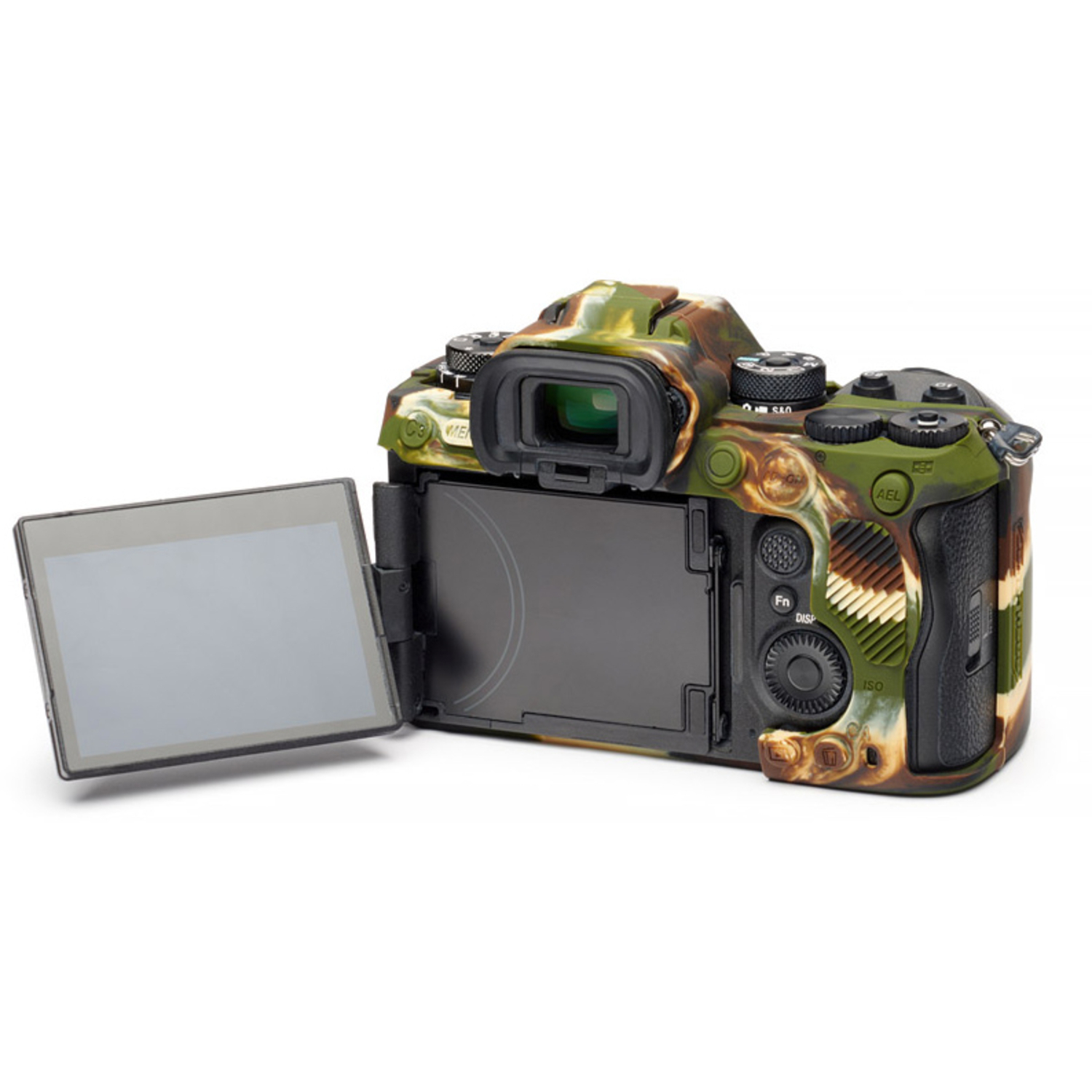 easyCover Silikon-Schutzhülle für Sony A9 III Camouflage