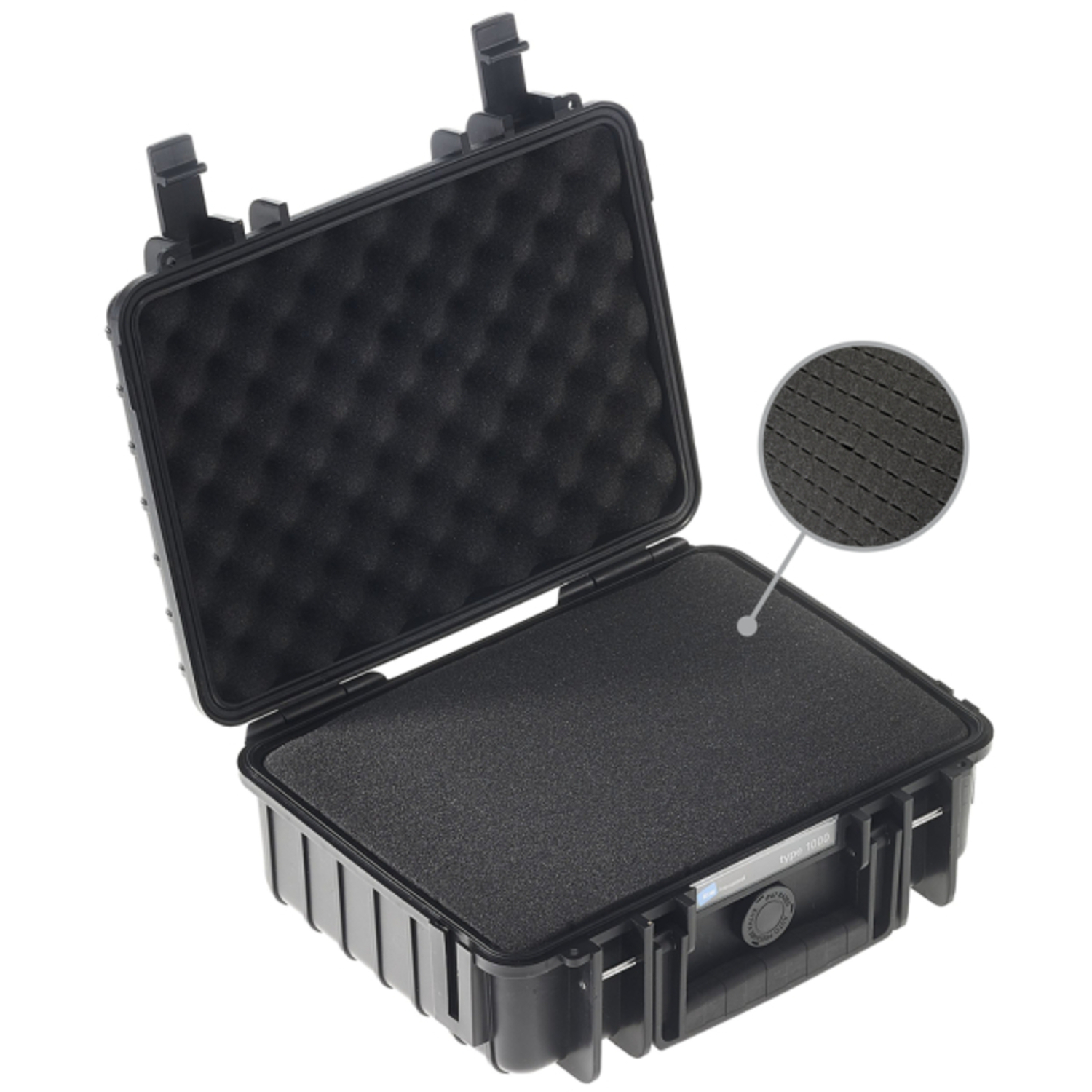 B&W Cases Type 1000 mit Schaumstoff schwarz