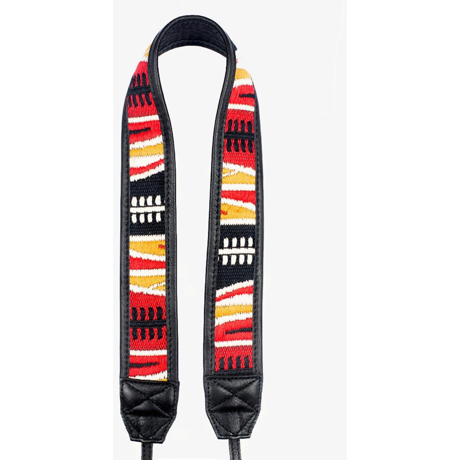 Bronkey Kameragurt Jaipur #112 Textil und Leder