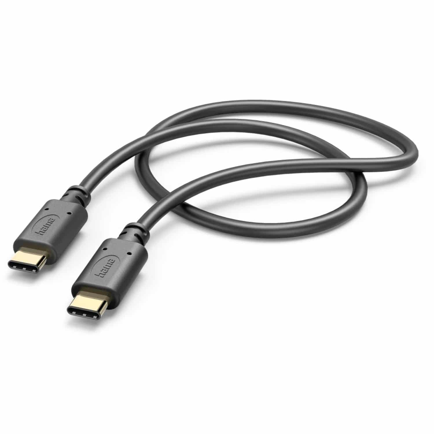 Hama Ladekabel USB-C-USB-C 1m Schwarz