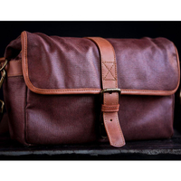 Bronkey Paris Camera Bag Waxed Canvas Coffee