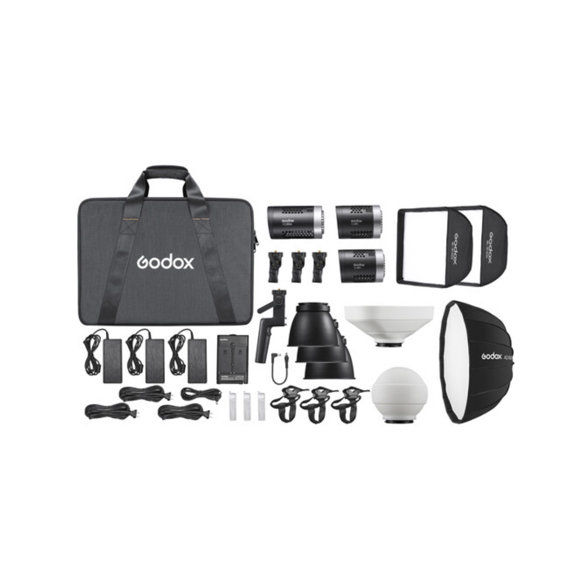 Godox ML60Bi und ML30Bi Licht Kit mit Zubehör 