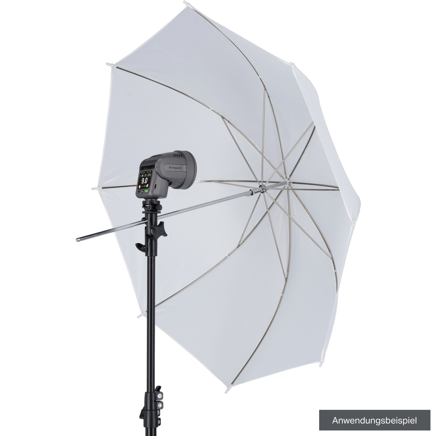 Rollei Blitzneiger mit Schirmhalter für Aufsteckblitze