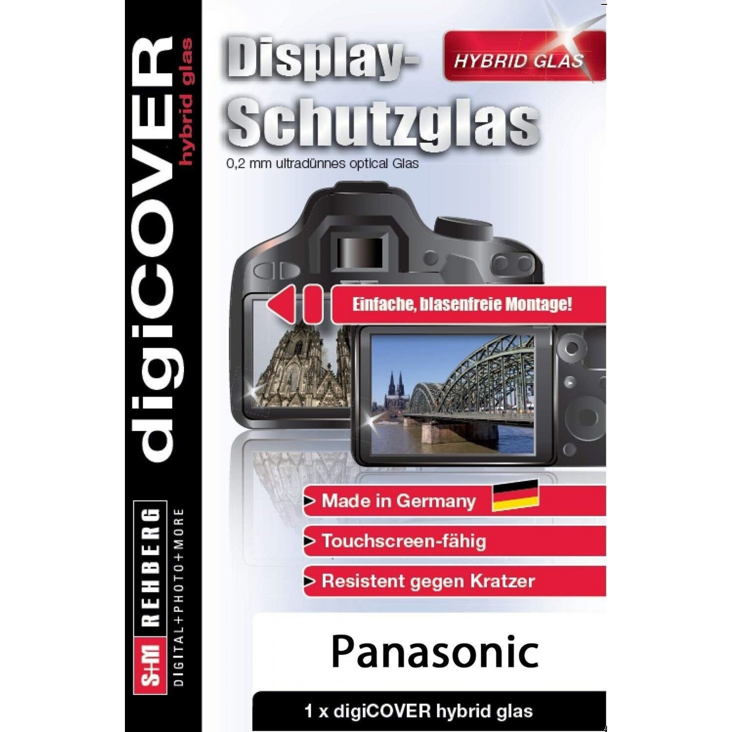 S+M Rehberg Displayschutz Hybrid Panasonic FZ2000