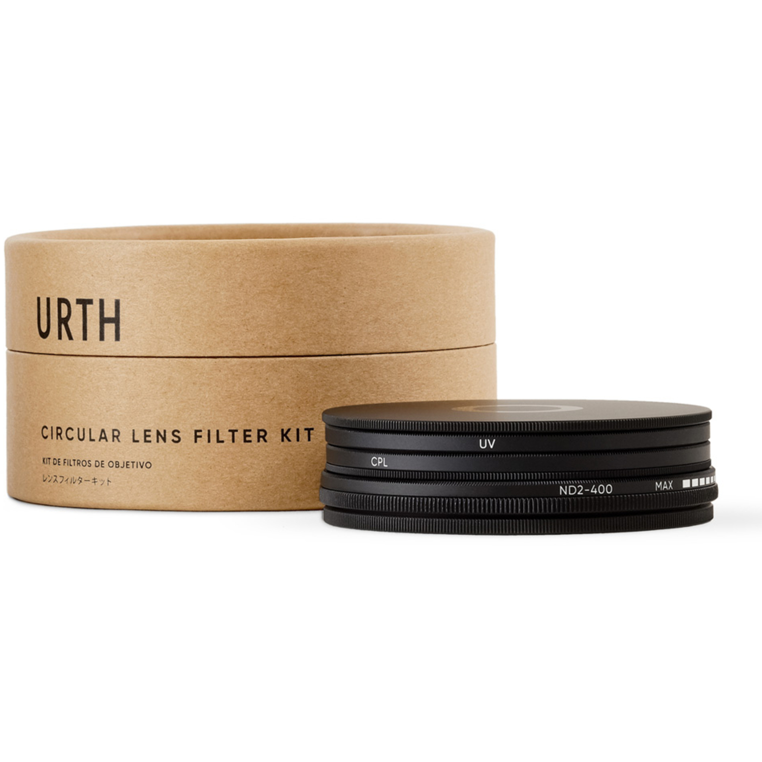 Urth 62mm UV, CPL , ND2-400 Objektivfilter Kit