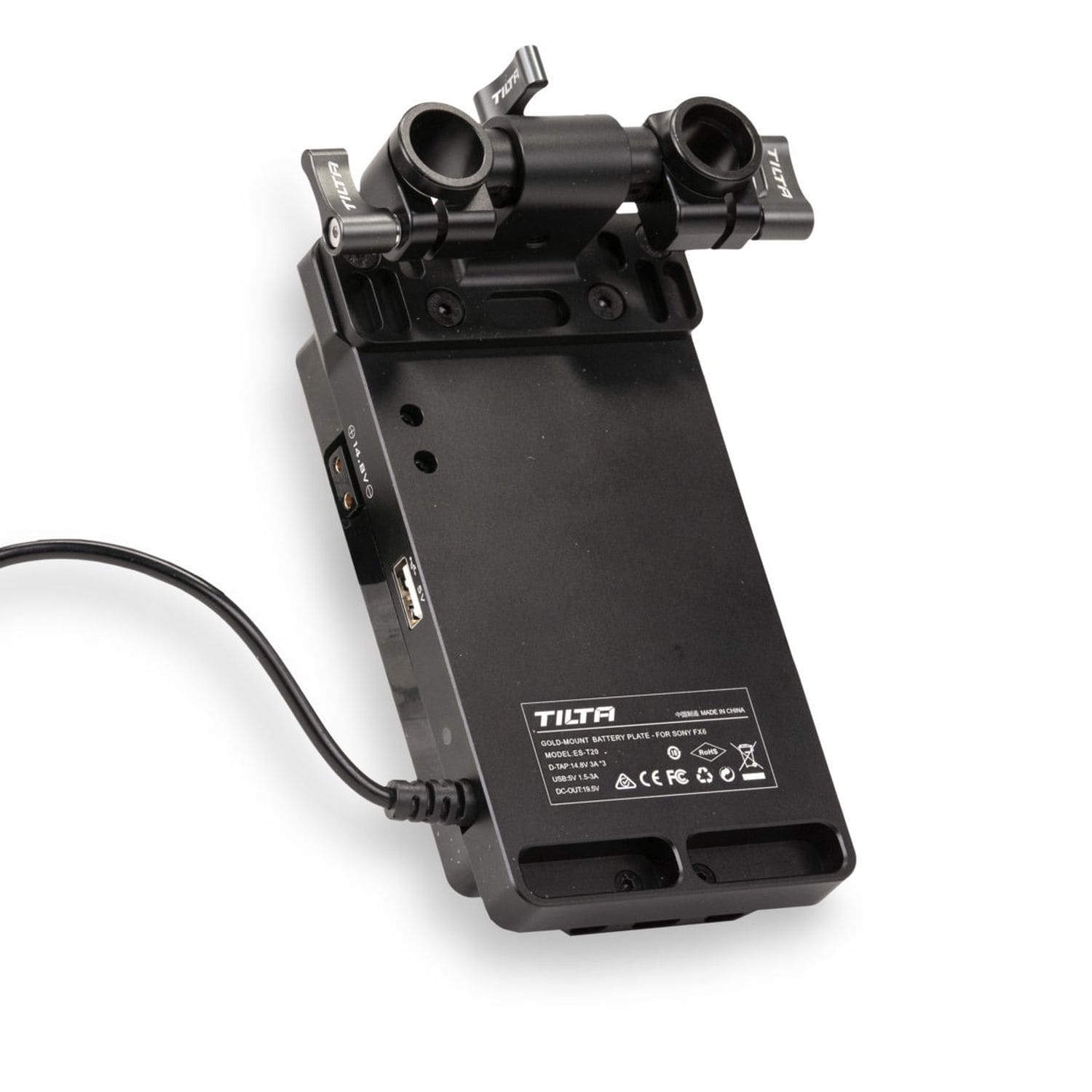 Tilta ES-T20-BTP2-AB Akkuplatte für Sony FX6 Typ II Gold Mount