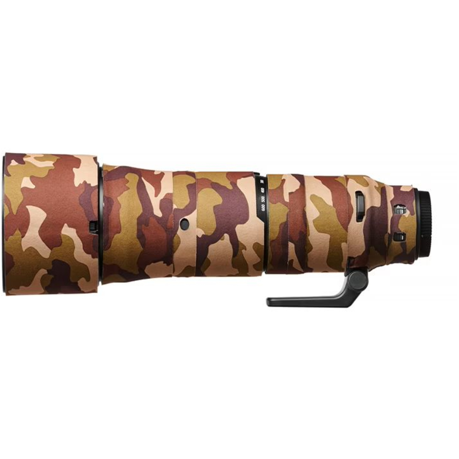 easyCover Lens Oak Objektivschutz für Nikkor Z 180-600mm f/5.6-6.3 VR Braun Camouflage