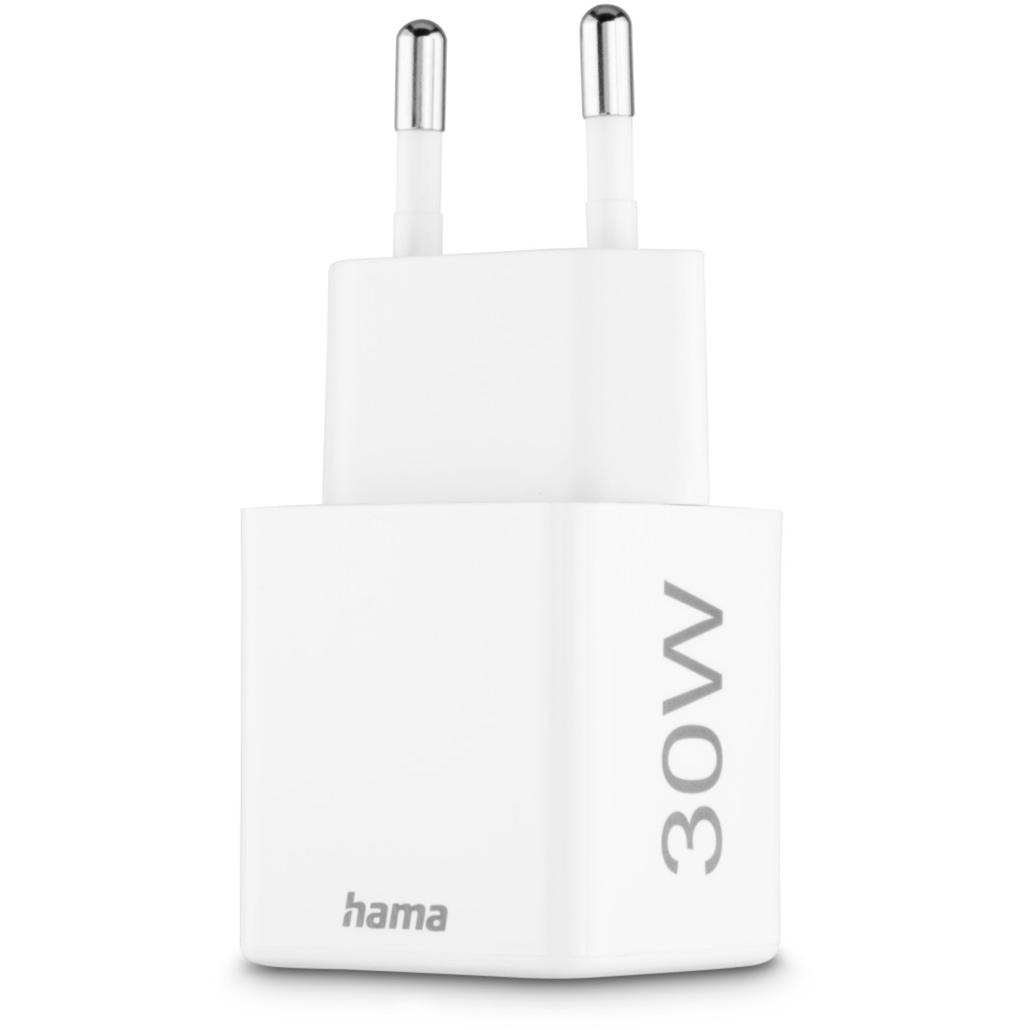 Hama Mini-Schnellladegerät 30W mit USB-C und USB-A weiß