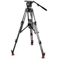 Sachtler SAC2073S1 System Video 20 Kohlefaser mit Stativkopf, ENG 2 CF Heavy-Duty-Stativ, Mittelspinne und Tasche