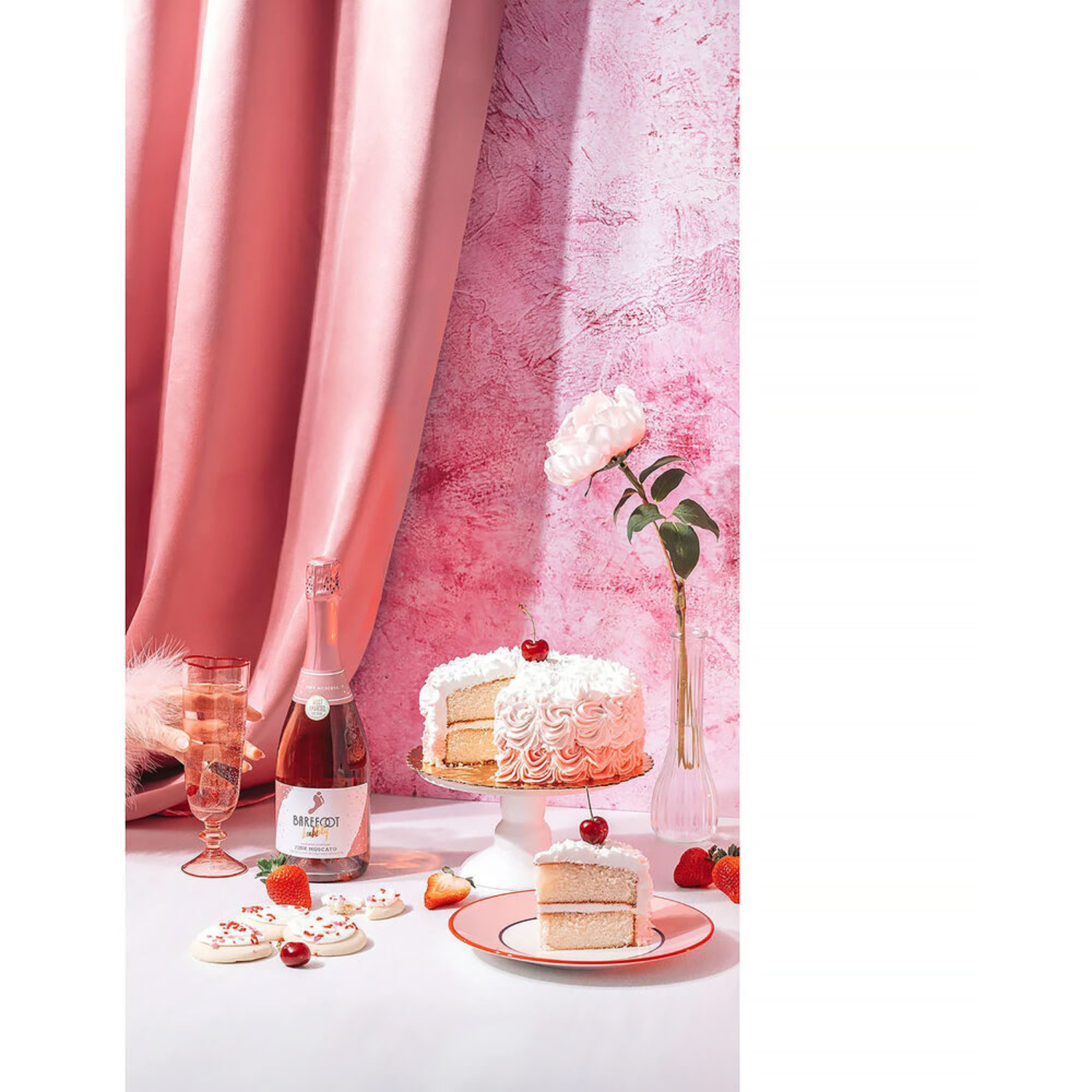 V-Flat World Duo Board Plastered Pink/Barn Door Blue