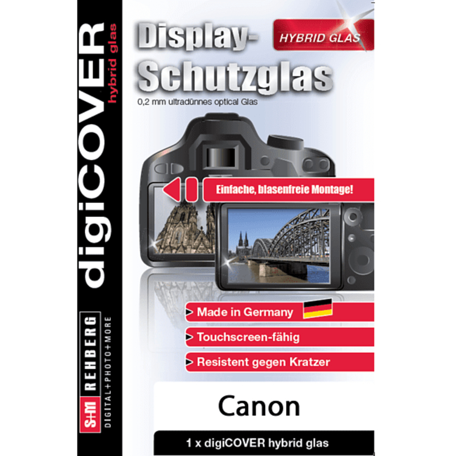 S+M digiCOVER Hybrid Glas für Canon EOS R5 C