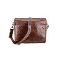 Alpenleder Kameratasche REPORTER brandy