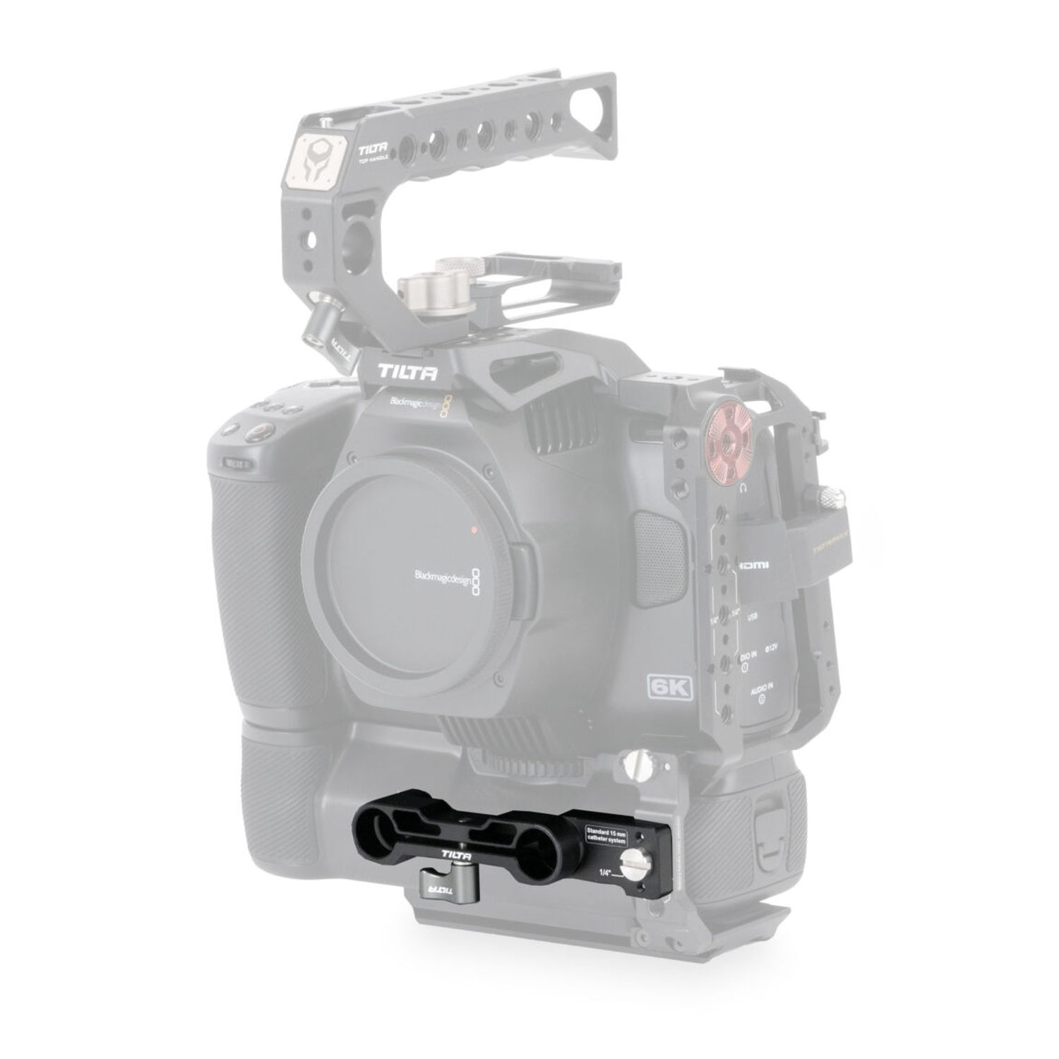 Tilta TA-T11-RH-B 15mm Stabhalterung für BMPCC 6K Pro/G2 Schwarz