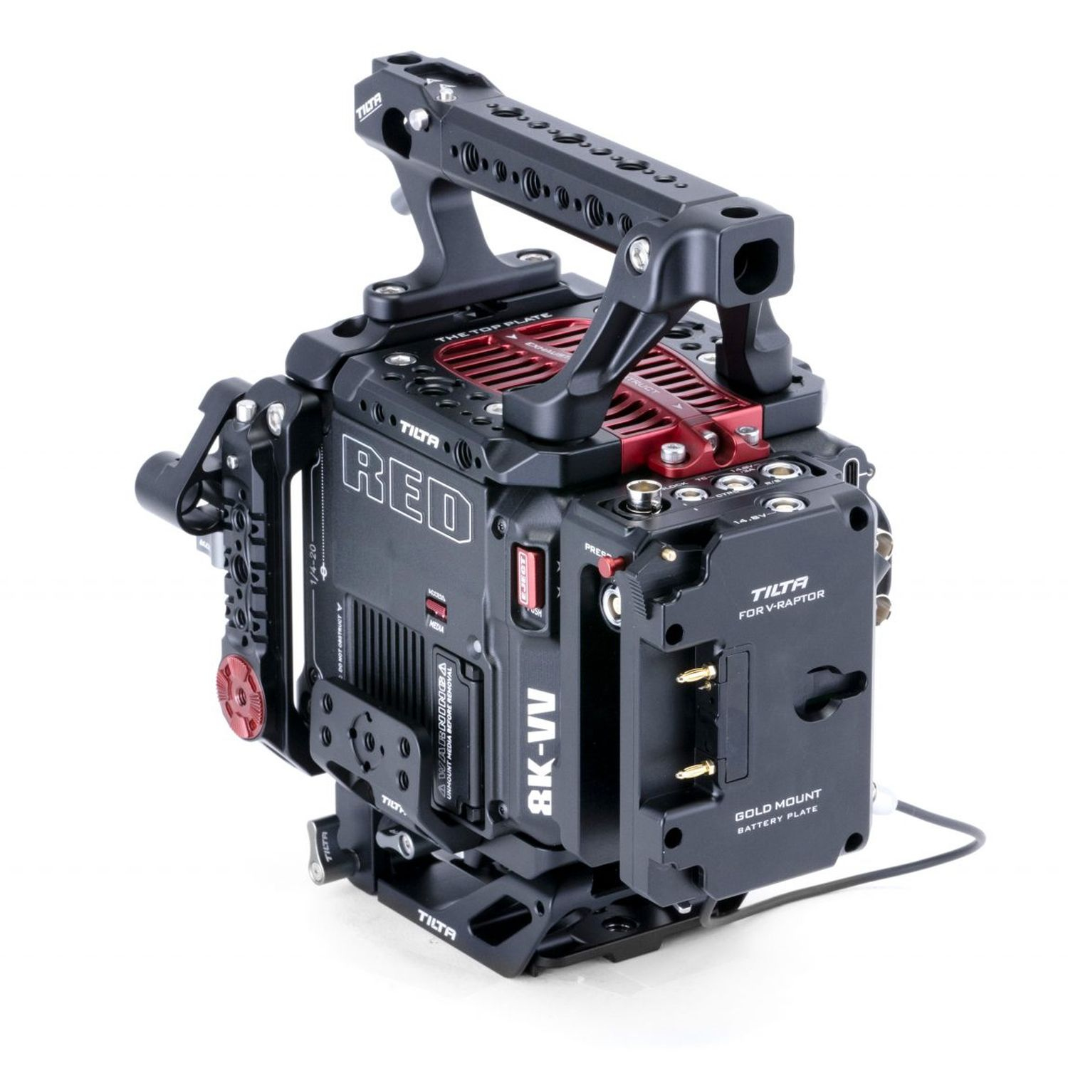 Tilta ESR-T08-B-AB Kamerakäfig für RED V-RAPTOR Advanced Kit Gold Mount