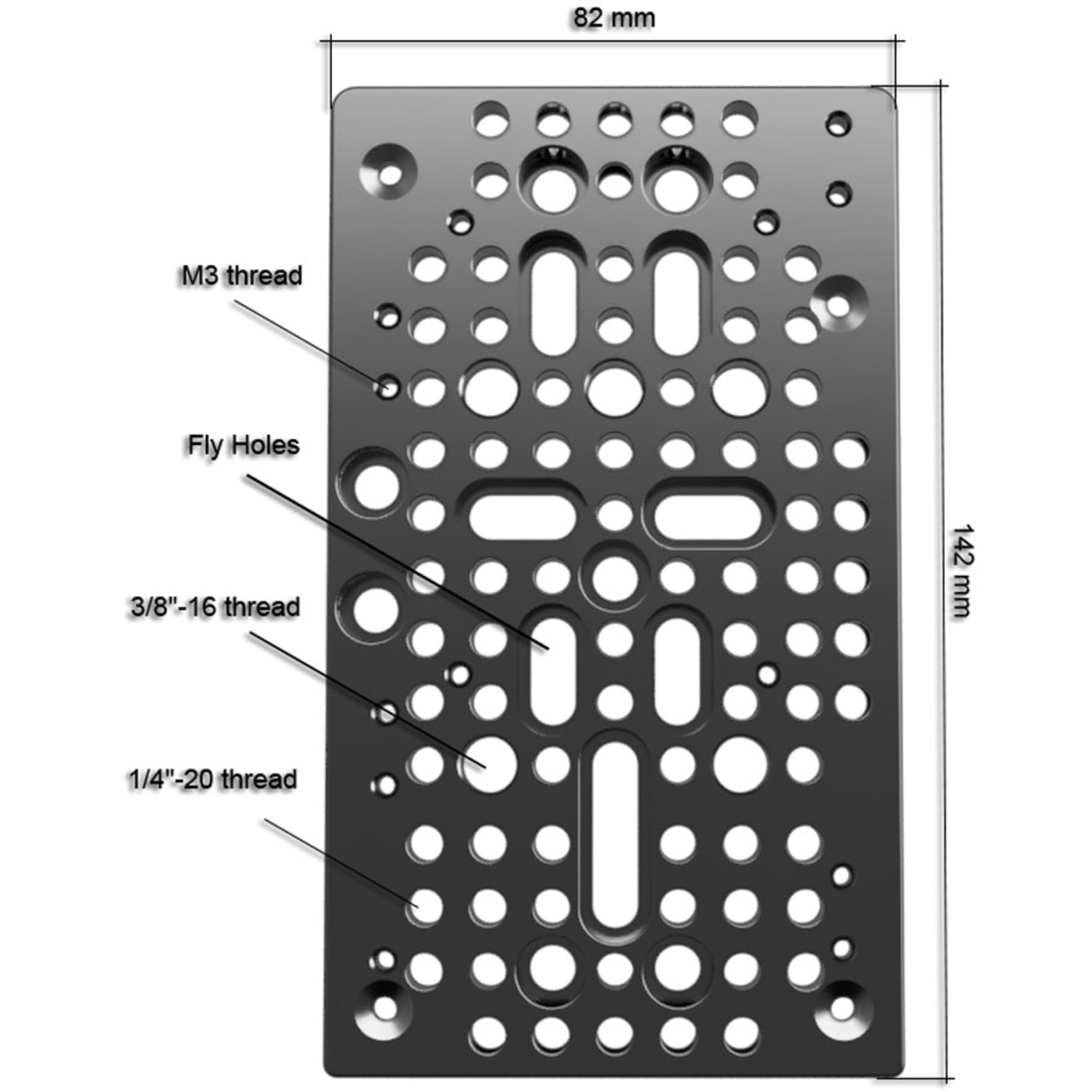 HEDBOX HOLD II System 15mm Rod Cheese Plate