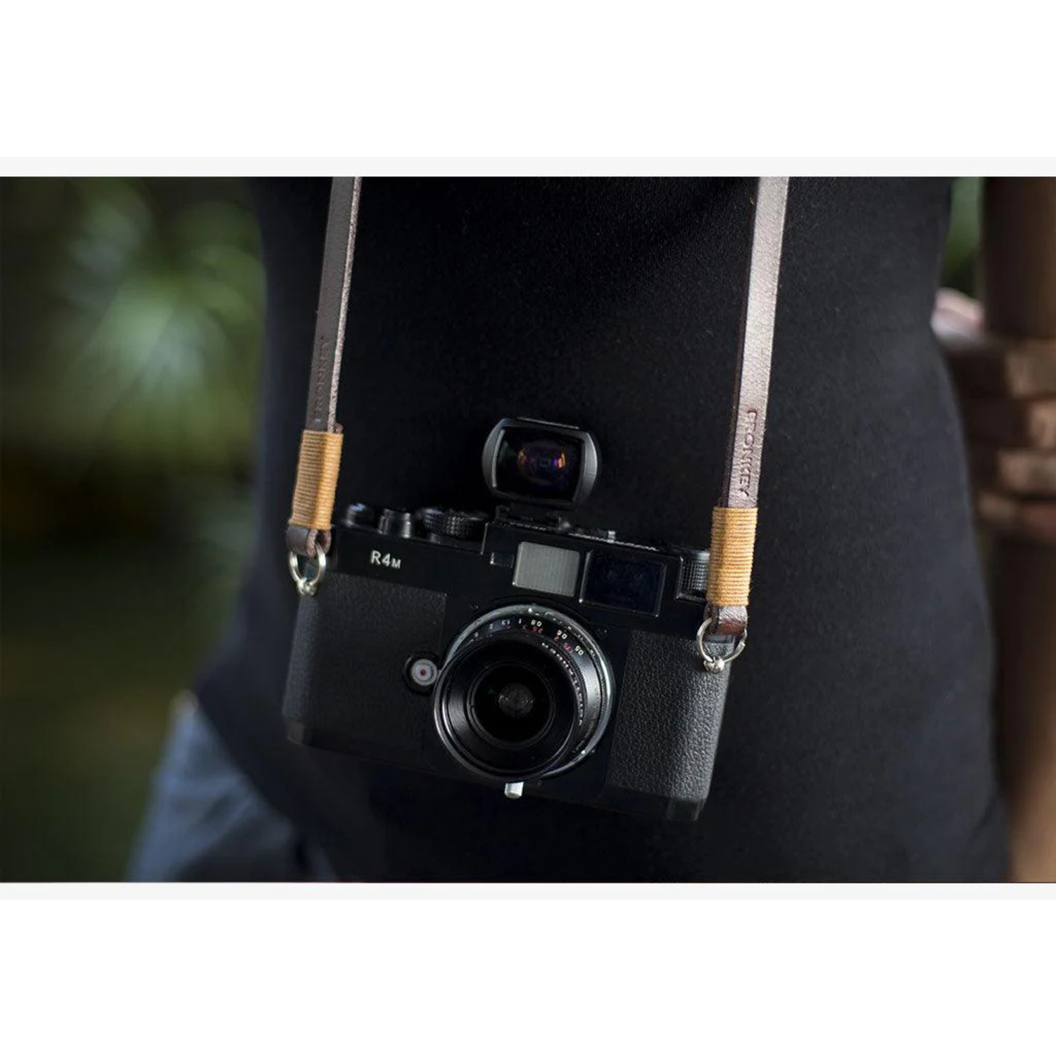 Bronkey Kameragurt Tokyo #105 Leder 120cm braun