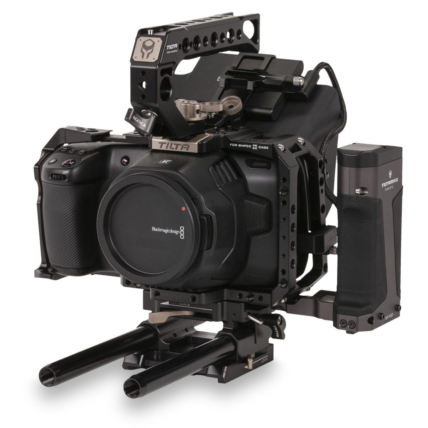 Tilta TA-T01-A-B Verstellbarer Kamerakäfig für BMPCC 4K/6K Advanced Kit Schwarz
