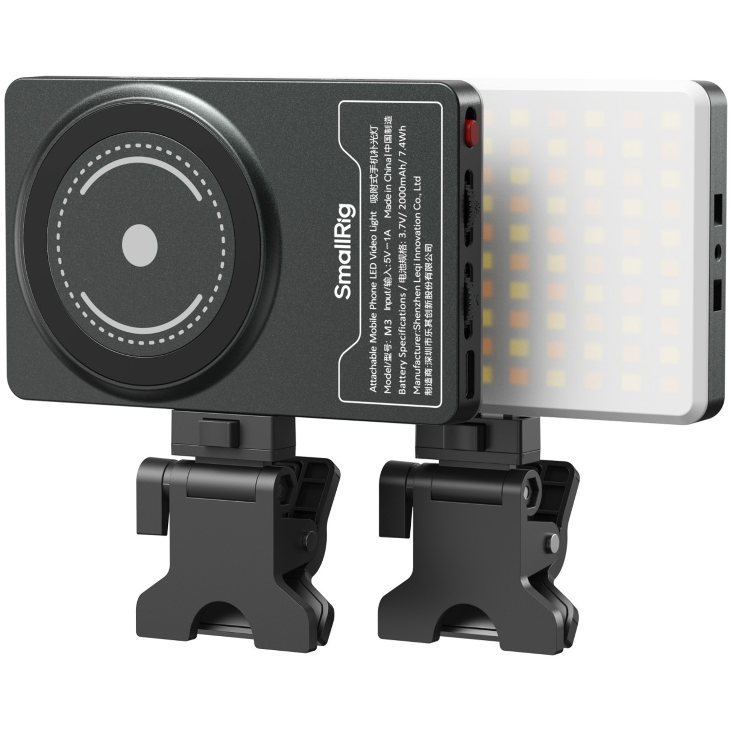 SmallRig M3 Aufsteckbares LED-Videolicht mit Clip 5505 tintenblau