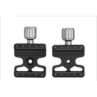 Leofoto Doppelklemme DDC-50 mit Platte BPL-50
