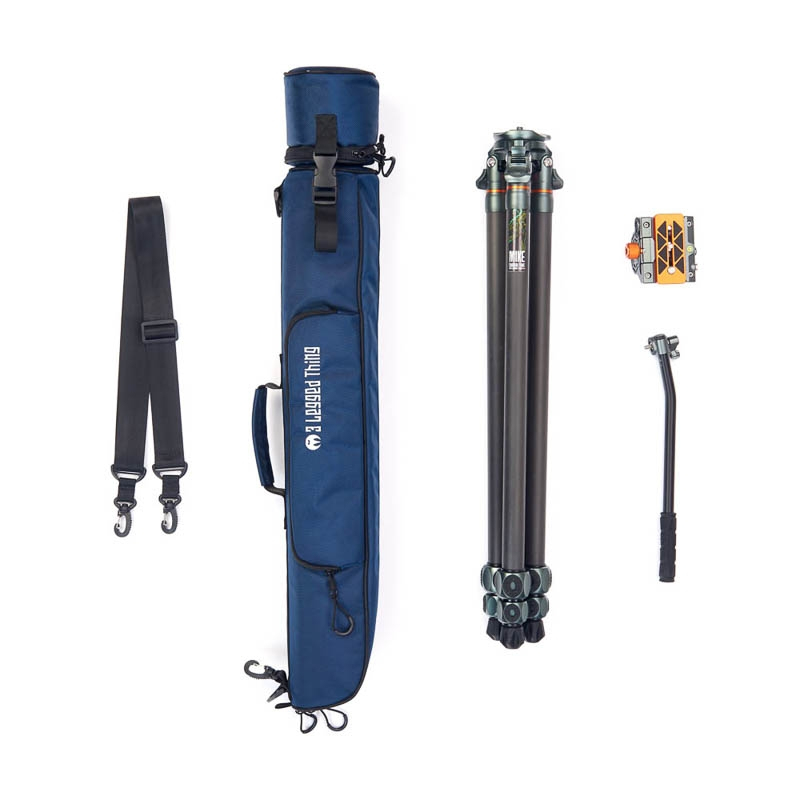 3 Legged Thing Legends Mike hochwertiges Carbon-Videostativ mit AirHed Cine Videokopf und Arca-Platte