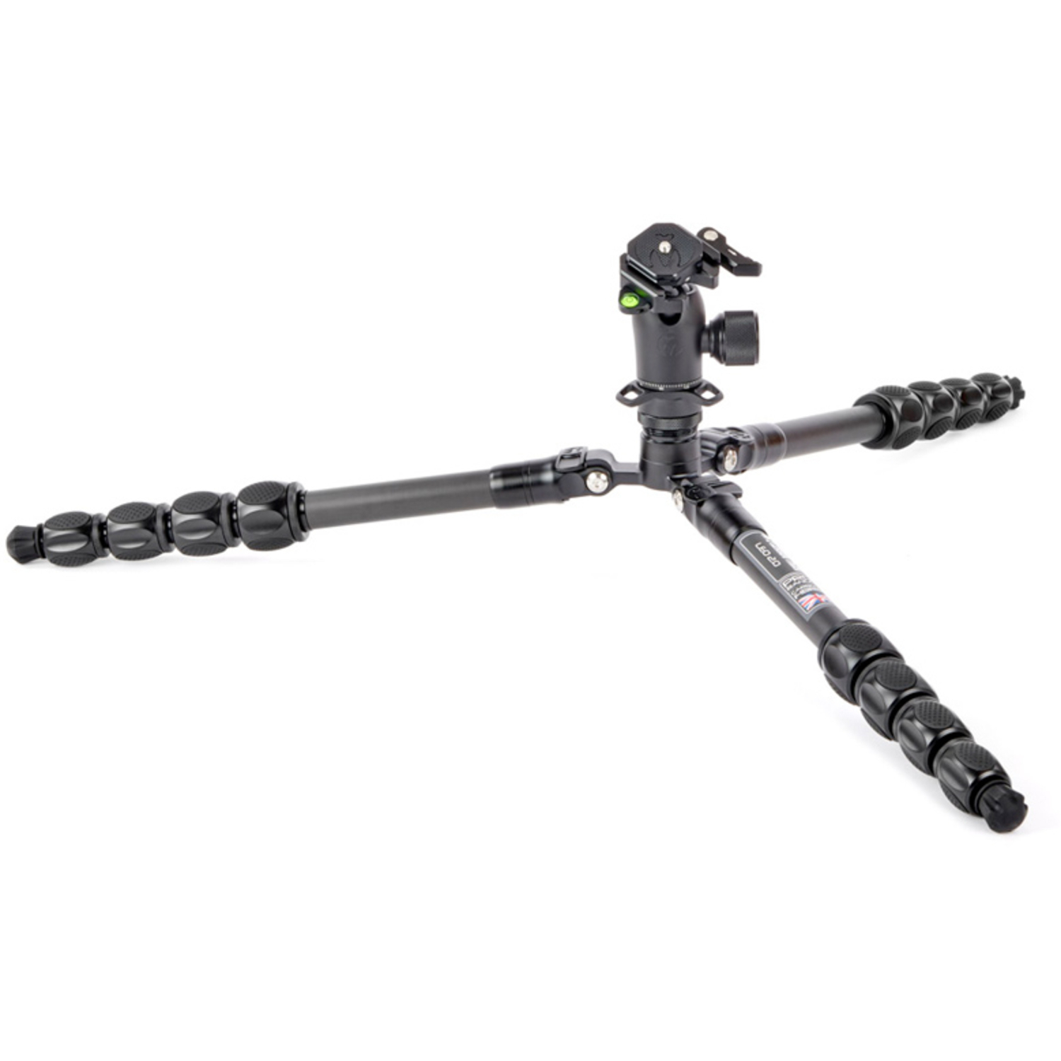 3 Legged Thing Pro 2.0 LEO Reisestativ mit Kugelkopf AirHed Pro LV Black Darkness