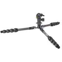 3 Legged Thing Pro 2.0 LEO Reisestativ mit Kugelkopf AirHed Pro LV Black Darkness